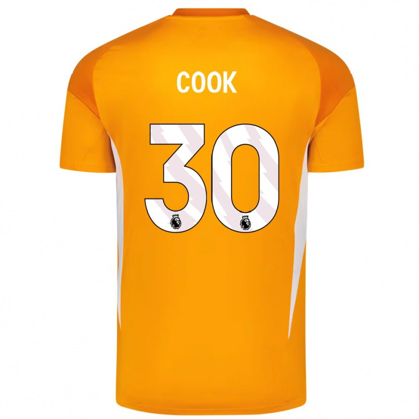 Danxen Donna Robbie Cook #30 Maglia Gara Portiere Arancio Bianco 2025/26 Maglietta