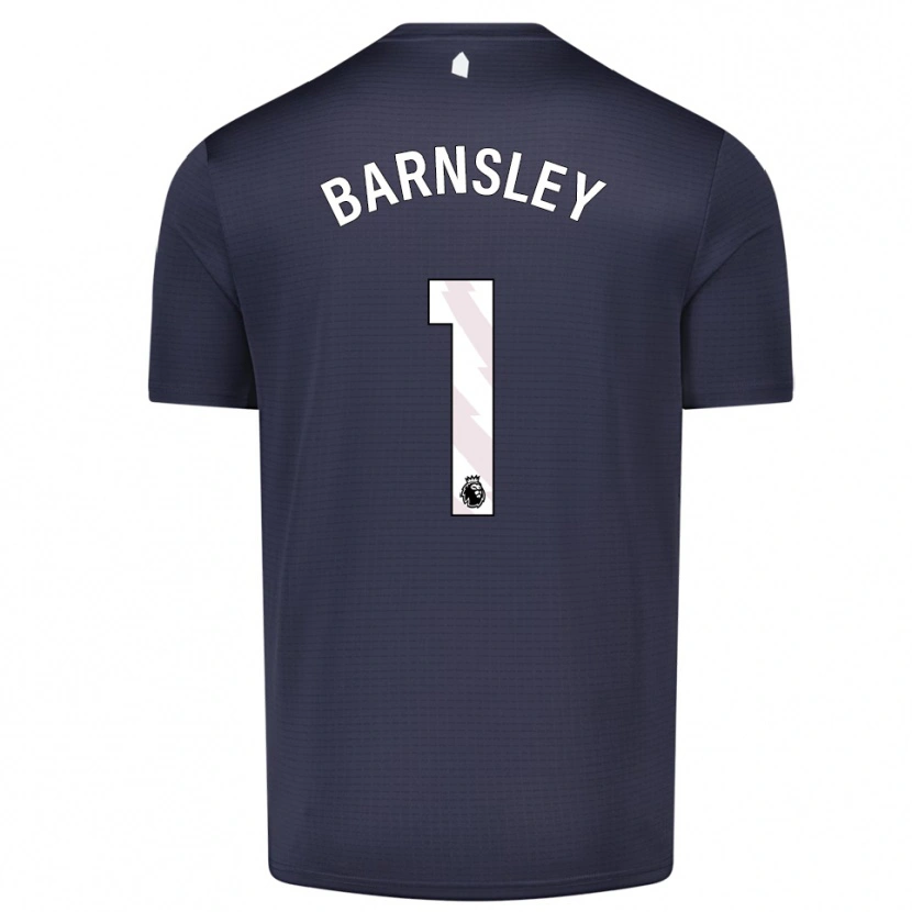 Danxen Donna Fraser Barnsley #1 Maglia Gara Portiere Bianco Nero 2025/26 Maglietta