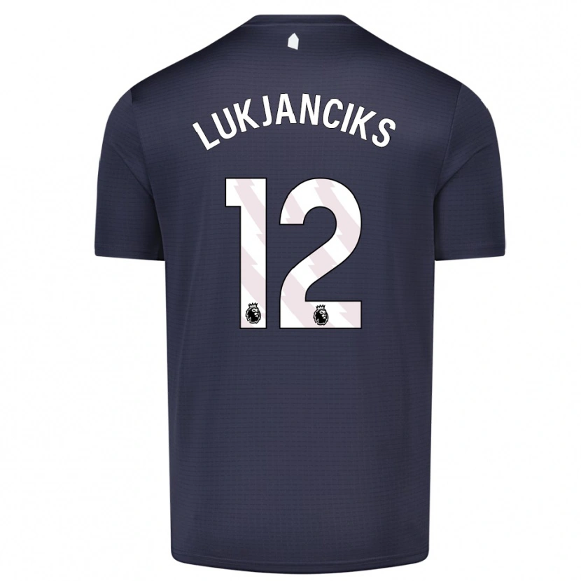 Danxen Donna Douglass Lukjanciks #12 Maglia Gara Portiere Bianco Nero 2025/26 Maglietta