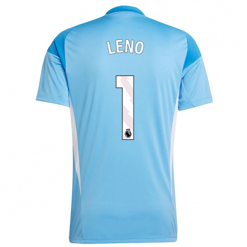 Danxen Donna Bernd Leno #1 Maglia Gara Portiere Bianco Blu 2025/26 Maglietta
