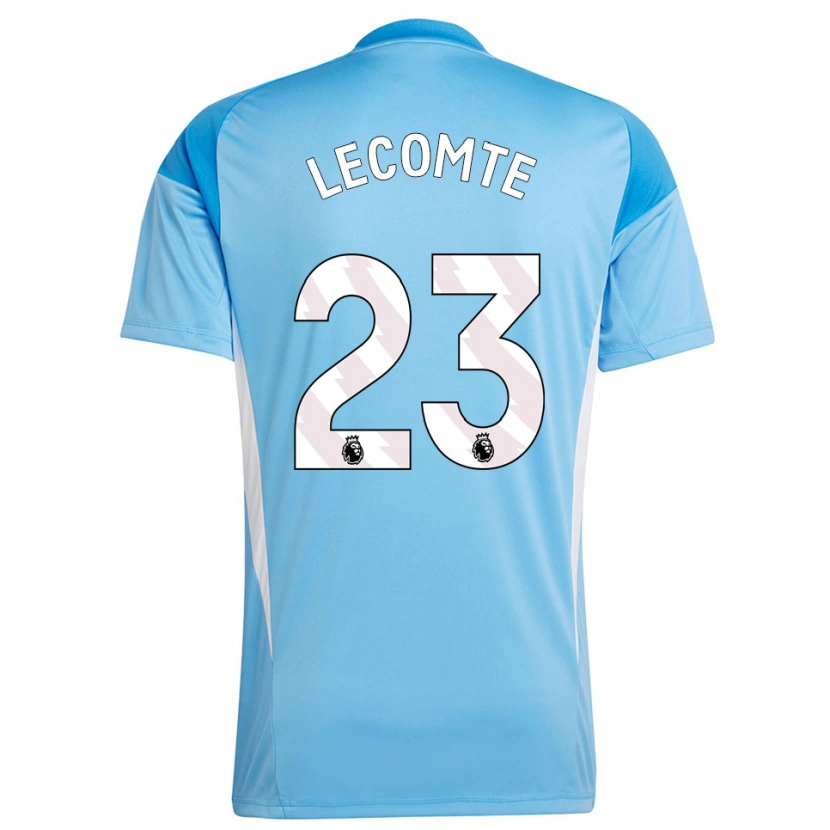 Danxen Donna Benjamin Lecomte #23 Maglia Gara Portiere Bianco Blu 2025/26 Maglietta