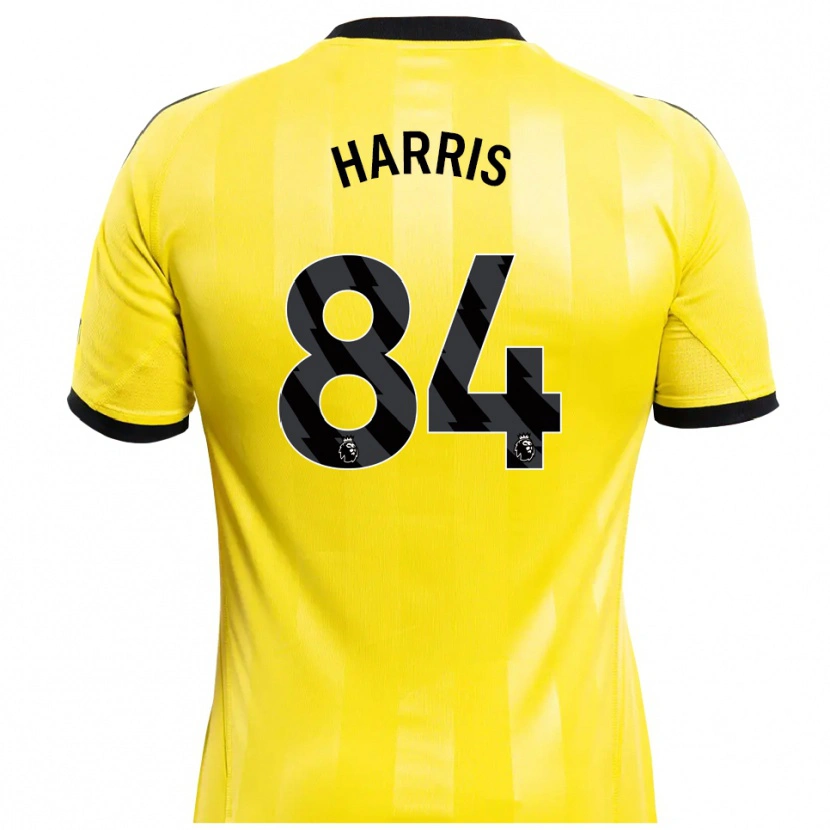 Danxen Donna Aidan Harris #84 Maglia Gara Portiere Giallo Nero 2025/26 Maglietta