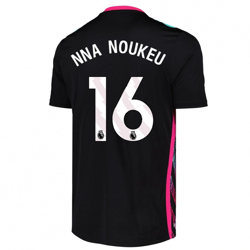 Danxen Donna Blondy Nna Noukeu #16 Maglia Gara Portiere Bianco Nero 2025/26 Maglietta