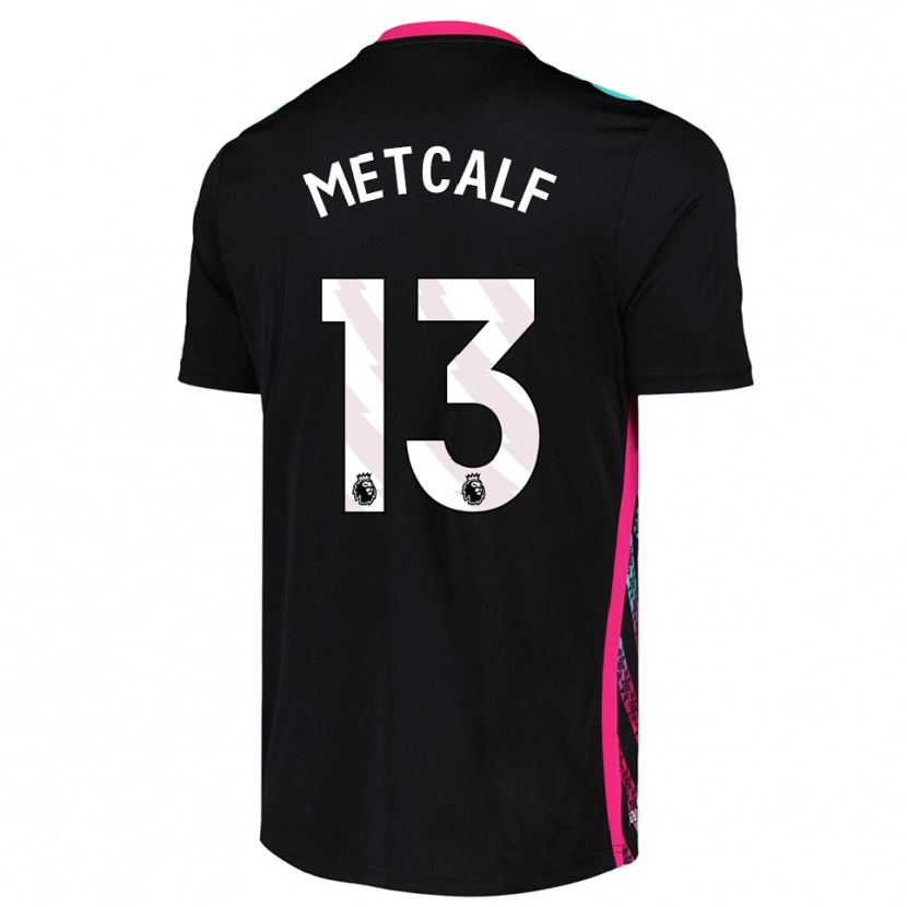 Danxen Donna Ben Metcalf #13 Maglia Gara Portiere Bianco Nero 2025/26 Maglietta