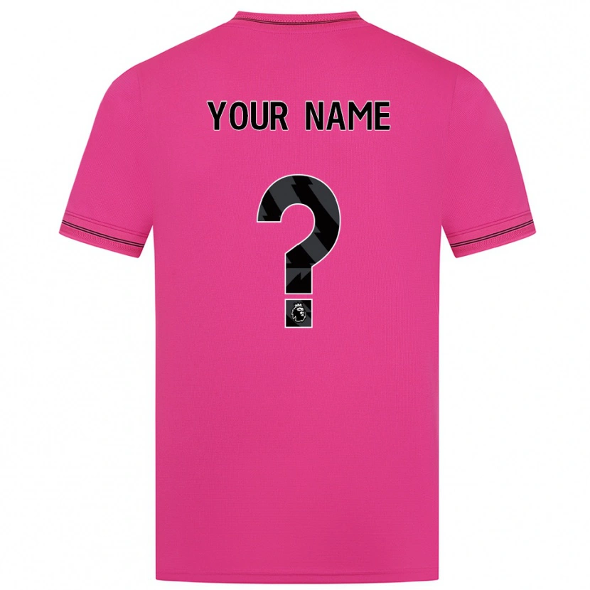 Danxen Donna Wolverhampton Wanderers Maglia Gara Portiere Magenta Nero 2025/26 Maglietta