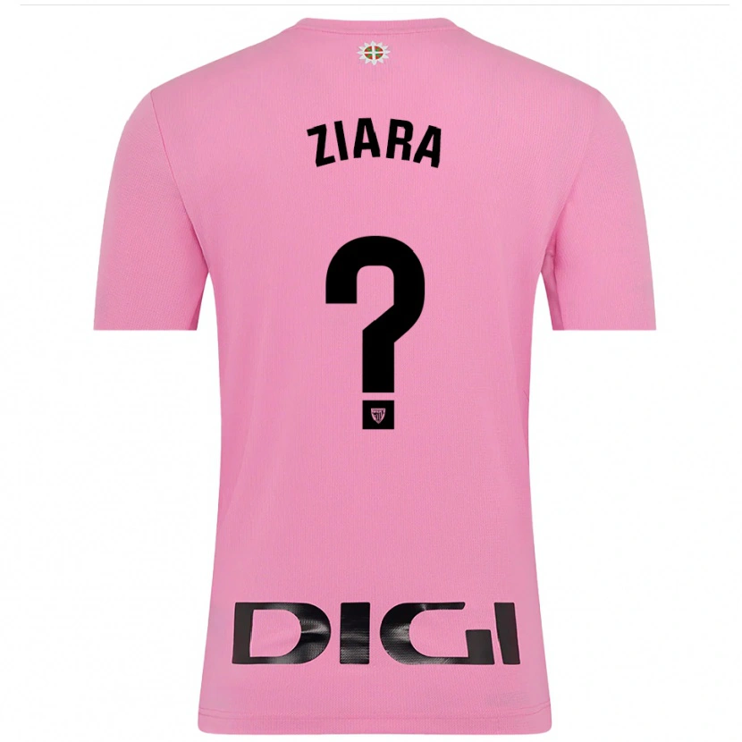 Danxen Donna Ziara Vega Uribarri #0 Maglia Gara Portiere Rosa Nero 2025/26 Maglietta