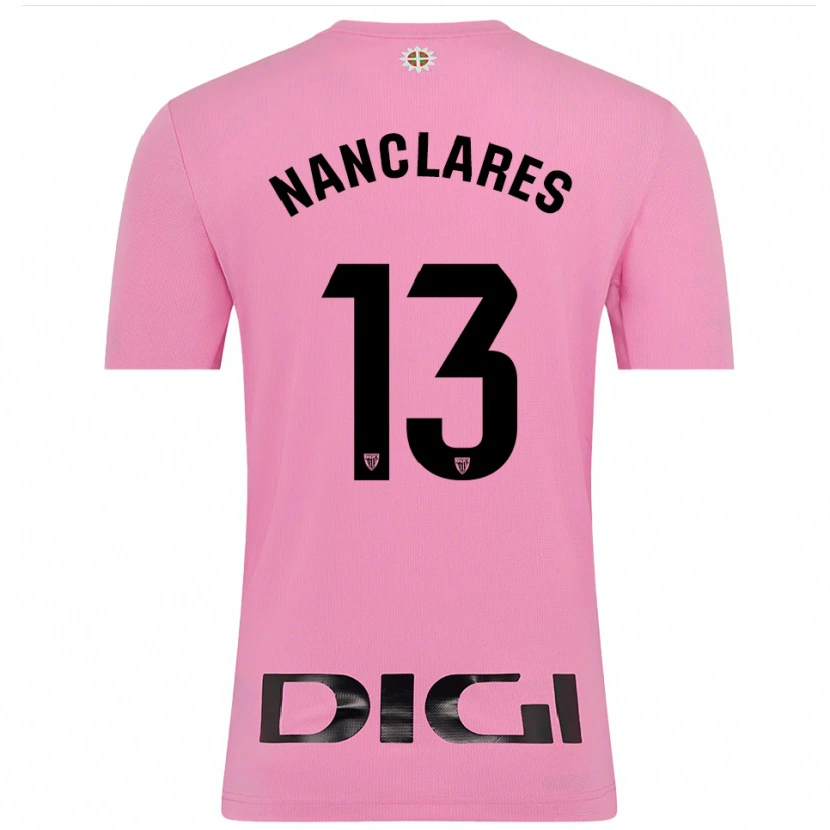 Danxen Donna Adriana Nanclares Romero #13 Maglia Gara Portiere Rosa Nero 2025/26 Maglietta