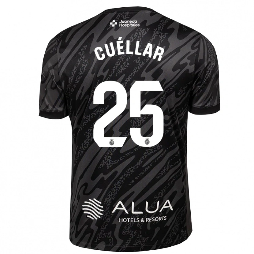 Danxen Donna Iván Cuéllar #25 Maglia Gara Portiere Grigio Scuro Nero 2025/26 Maglietta