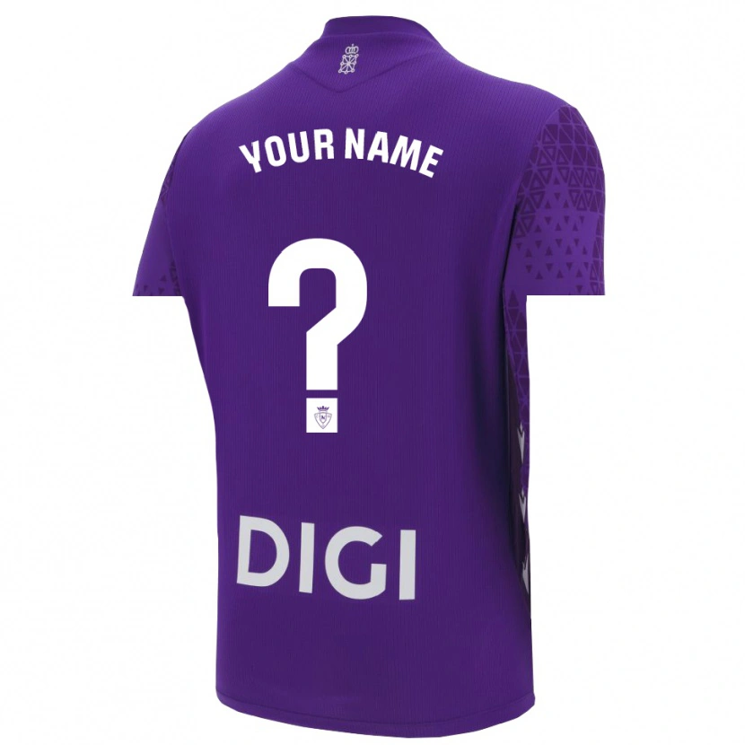 Danxen Donna CA Osasuna Maglia Gara Portiere Viola Bianco 2025/26 Maglietta