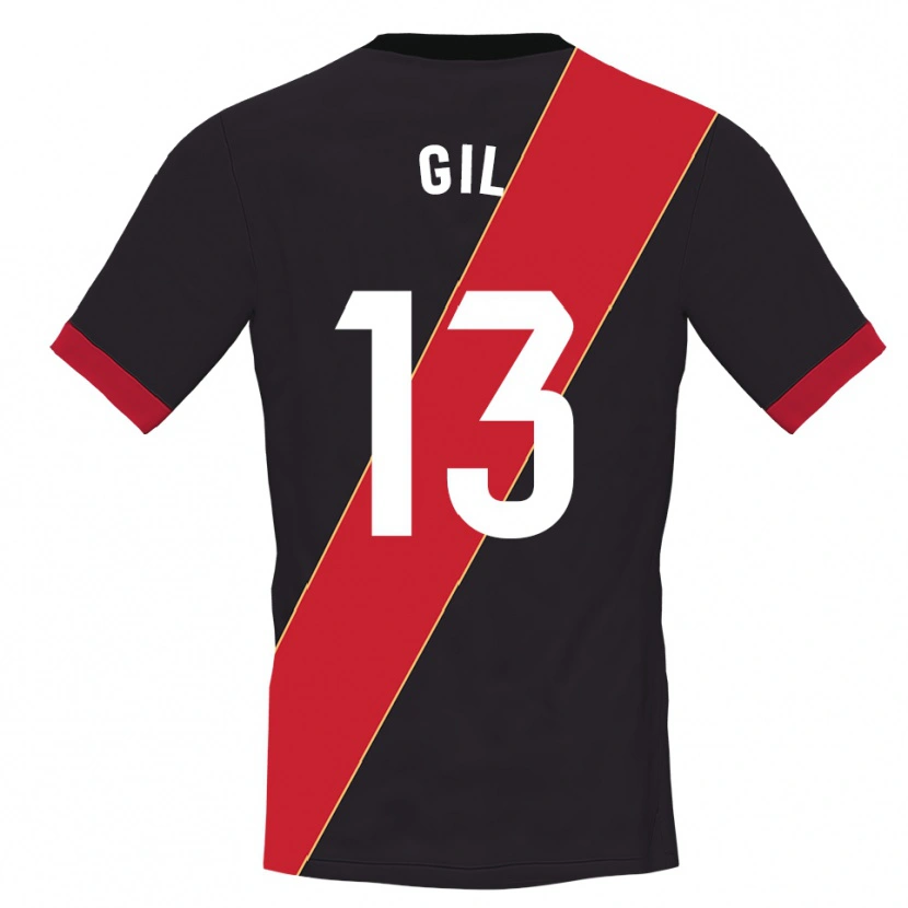Danxen Donna Juanpe Gil #13 Maglia Gara Portiere Nero Rosso 2025/26 Maglietta