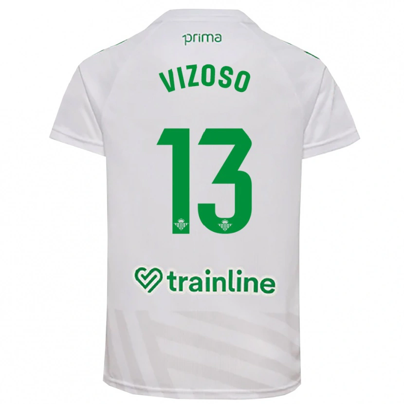 Danxen Donna Paula Vizoso #13 Maglia Gara Portiere Verde Bianco 2025/26 Maglietta