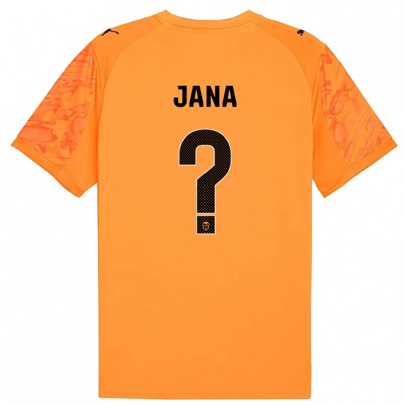 Danxen Donna Jana Xin Henseler Gallego #0 Maglia Gara Portiere Arancione Nero 2025/26 Maglietta