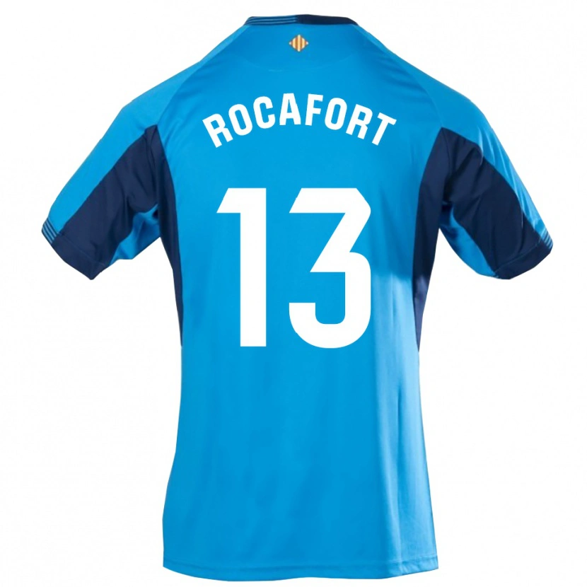Danxen Donna Rodrigo Rocafort #13 Maglia Gara Portiere Blu Bianco 2025/26 Maglietta