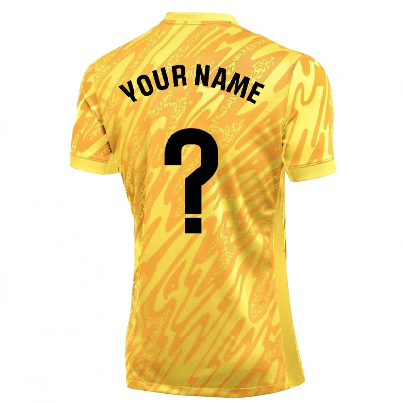 Danxen Donna Elche CF Maglia Gara Portiere Giallo Nero 2025/26 Maglietta