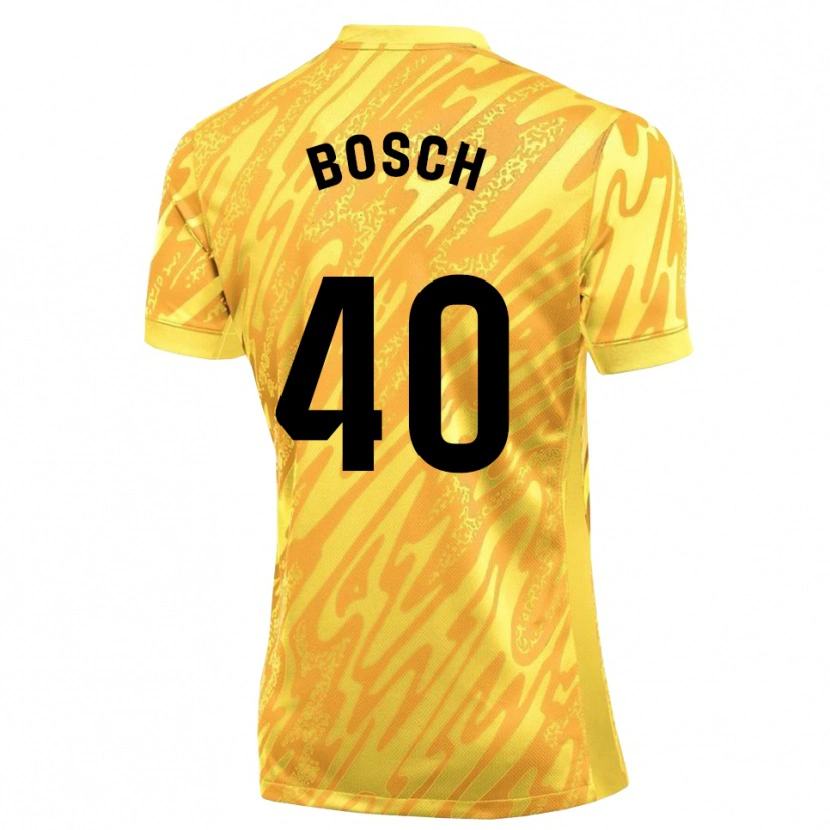 Danxen Donna Owen Bosch #40 Maglia Gara Portiere Giallo Nero 2025/26 Maglietta