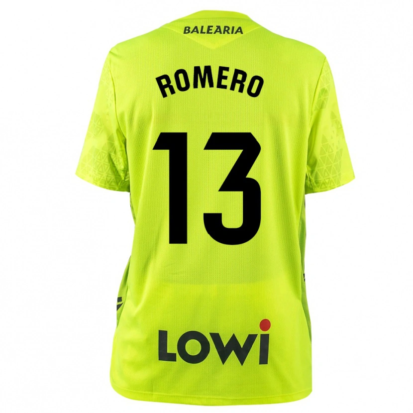 Danxen Donna Cayetano Romero #13 Maglia Gara Portiere Verde Fluorescente Nero 2025/26 Maglietta