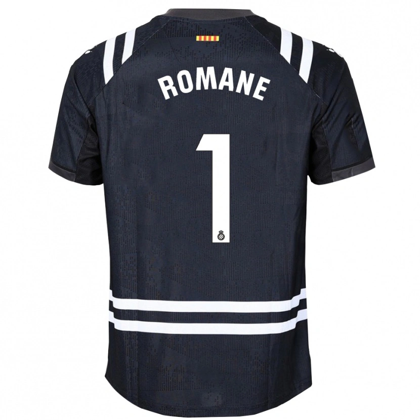 Danxen Donna Romane Salvador #1 Maglia Gara Portiere Nero Bianco 2025/26 Maglietta