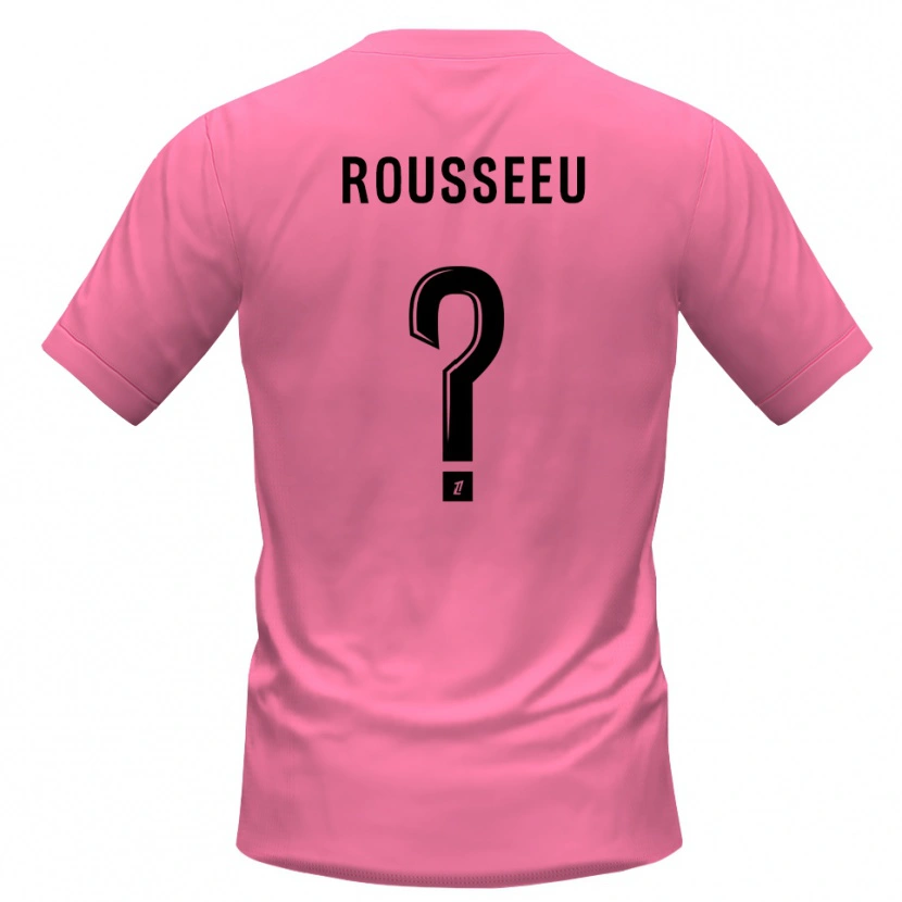Danxen Donna Justine Rousseeu #0 Maglia Gara Portiere Rosa Nero 2025/26 Maglietta