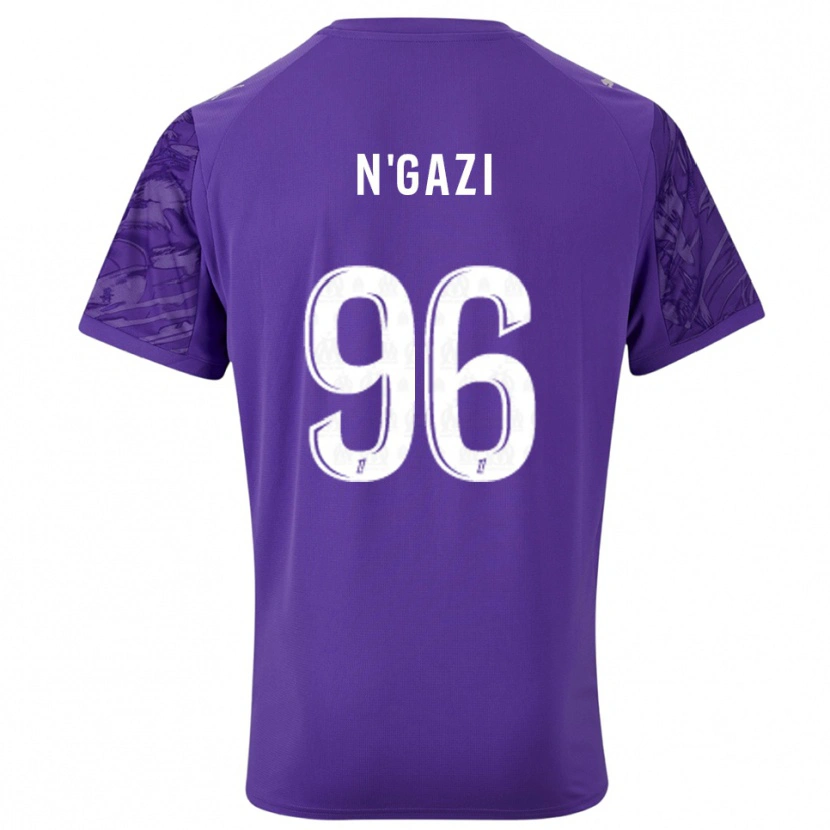 Danxen Donna Chloé N'gazi #96 Maglia Gara Portiere Viola Bianco 2025/26 Maglietta