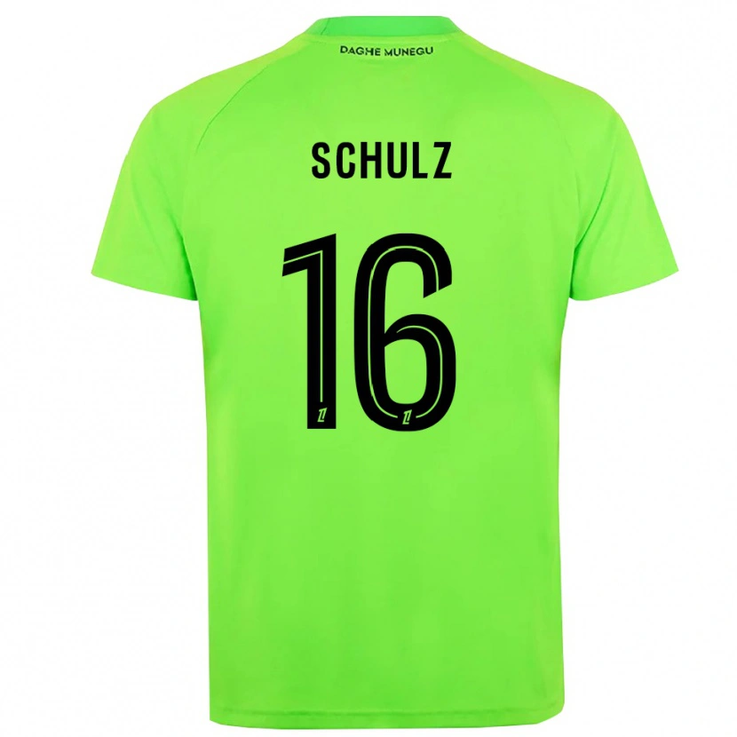 Danxen Donna Ethan Schulz #16 Maglia Gara Portiere Verde Nero 2025/26 Maglietta