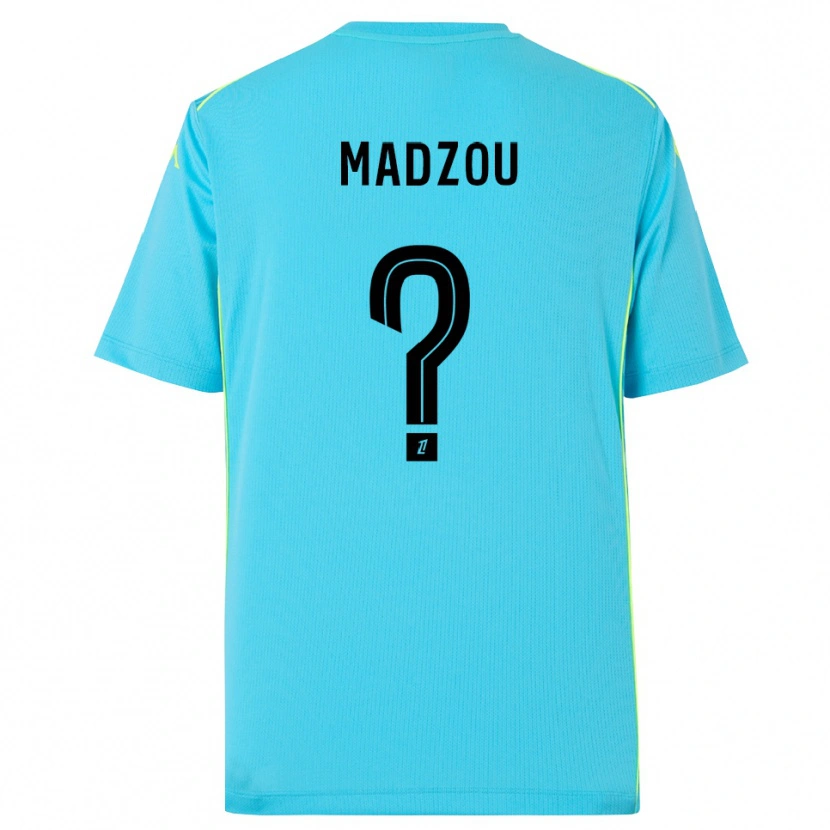 Danxen Donna Djibril Madzou #0 Maglia Gara Portiere Azzurro Cielo Nero 2025/26 Maglietta