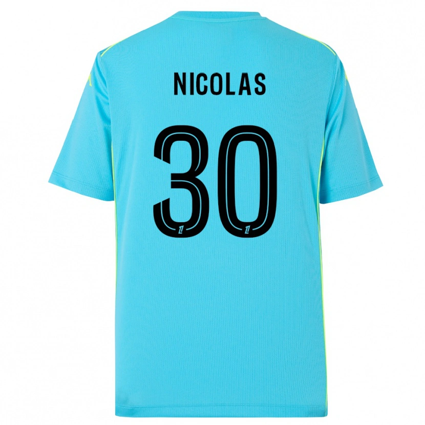 Danxen Donna Lina-Lou Nicolas #30 Maglia Gara Portiere Azzurro Cielo Nero 2025/26 Maglietta