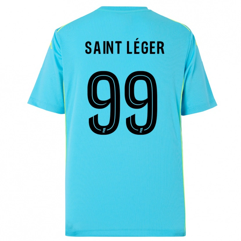 Danxen Donna Maureen Saint Léger #99 Maglia Gara Portiere Azzurro Cielo Nero 2025/26 Maglietta