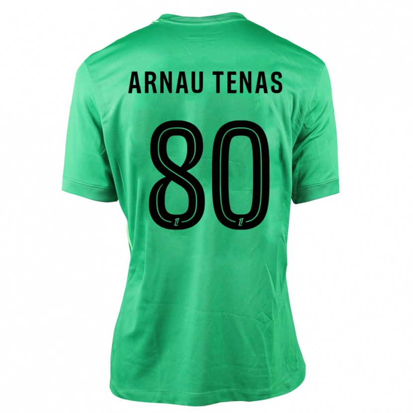 Danxen Donna Arnau Tenas #80 Maglia Gara Portiere Verde Nero 2025/26 Maglietta