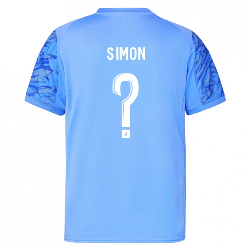 Danxen Donna Jules Simon #0 Maglia Gara Portiere Blu Bianco 2025/26 Maglietta