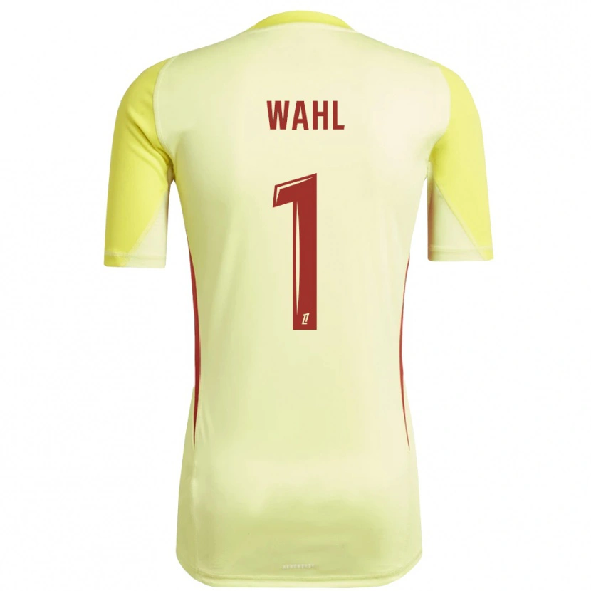 Danxen Donna Manon Wahl #1 Maglia Gara Portiere Giallo Chiaro Rosso 2025/26 Maglietta