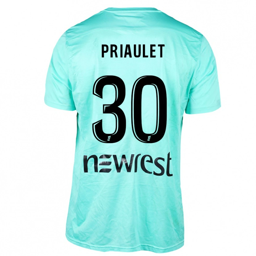 Danxen Donna Anaïs Priaulet #30 Maglia Gara Portiere Aqua Nero 2025/26 Maglietta