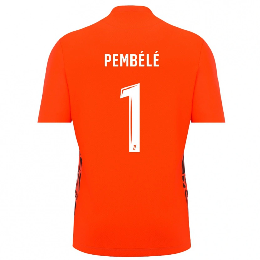 Danxen Donna Willange Pembélé #1 Maglia Gara Portiere Bianco Arancio 2025/26 Maglietta
