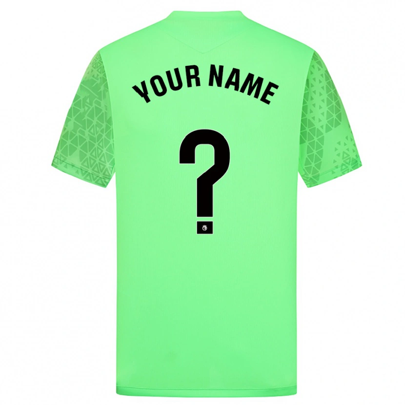 Danxen Donna Burgos CF Maglia Gara Portiere Verde Prato Nero 2025/26 Maglietta