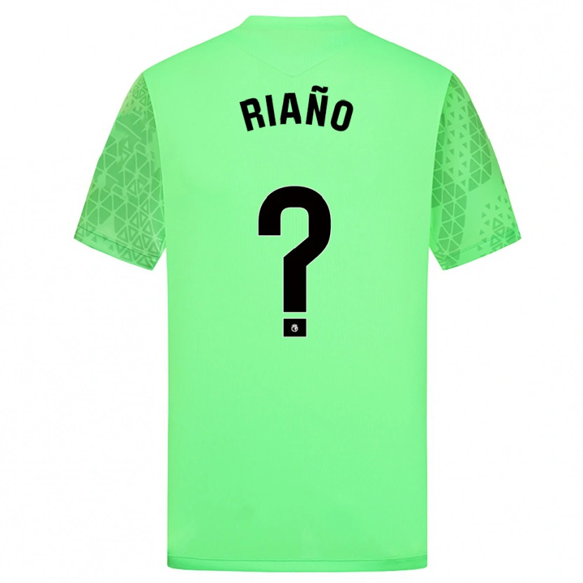 Danxen Donna Marcos Riaño #0 Maglia Gara Portiere Verde Prato Nero 2025/26 Maglietta
