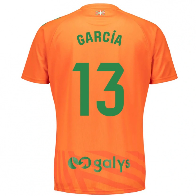 Danxen Donna Jon García #13 Maglia Gara Portiere Arancione Verde 2025/26 Maglietta