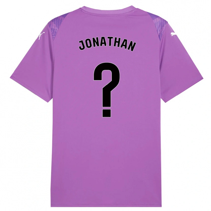 Danxen Donna Jonathan Sánchez #0 Maglia Gara Portiere Lilla Nero 2025/26 Maglietta