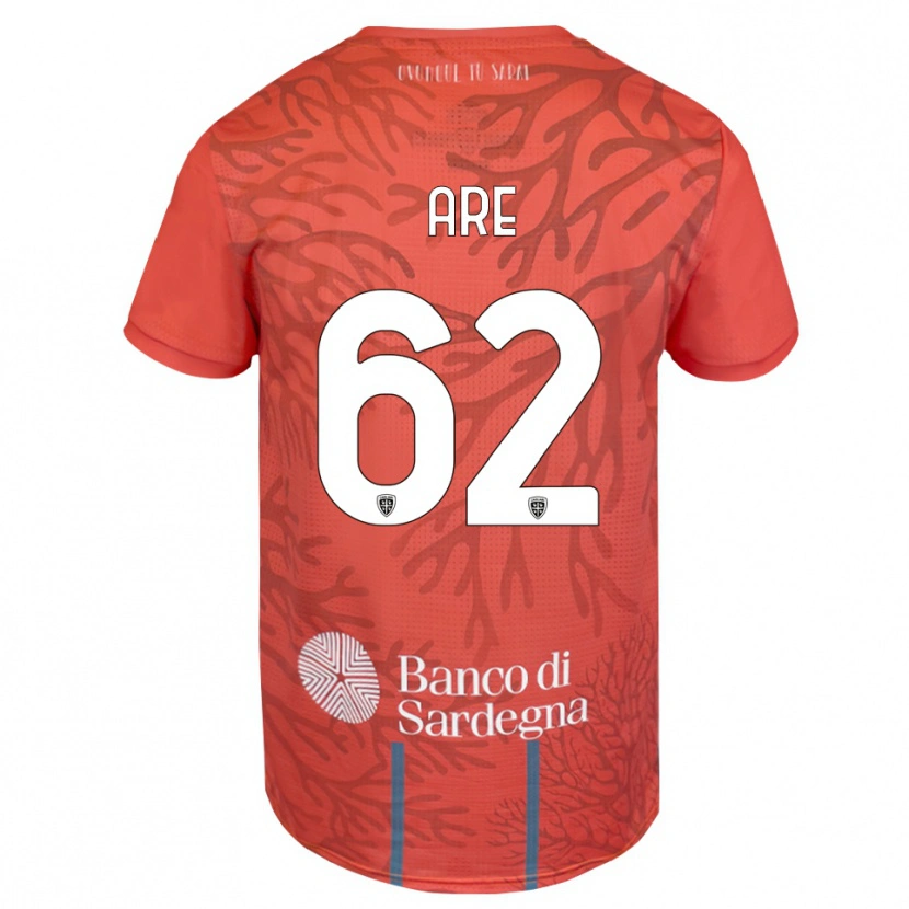 Danxen Donna Emmanuele Are #62 Maglia Gara Portiere Arancione Rosso Bianco 2025/26 Maglietta