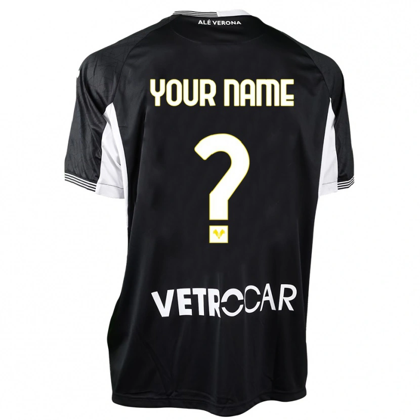 Danxen Donna Hellas Verona Maglia Gara Portiere Nero Bianco 2025/26 Maglietta