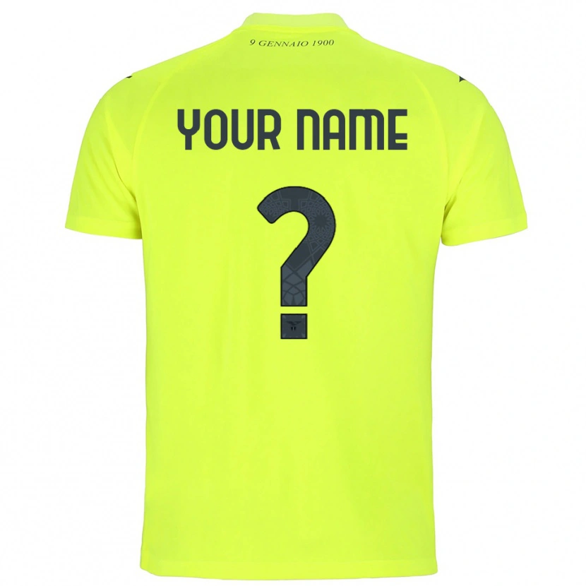 Danxen Donna SS Lazio Maglia Gara Portiere Verde Fluorescente 2025/26 Maglietta