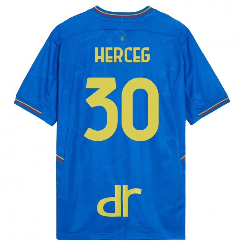Danxen Donna Lovro Herceg #30 Maglia Gara Portiere Blu Reale Marrone 2025/26 Maglietta