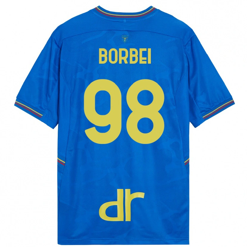 Danxen Donna Alexandru Borbei #98 Maglia Gara Portiere Blu Reale Marrone 2025/26 Maglietta
