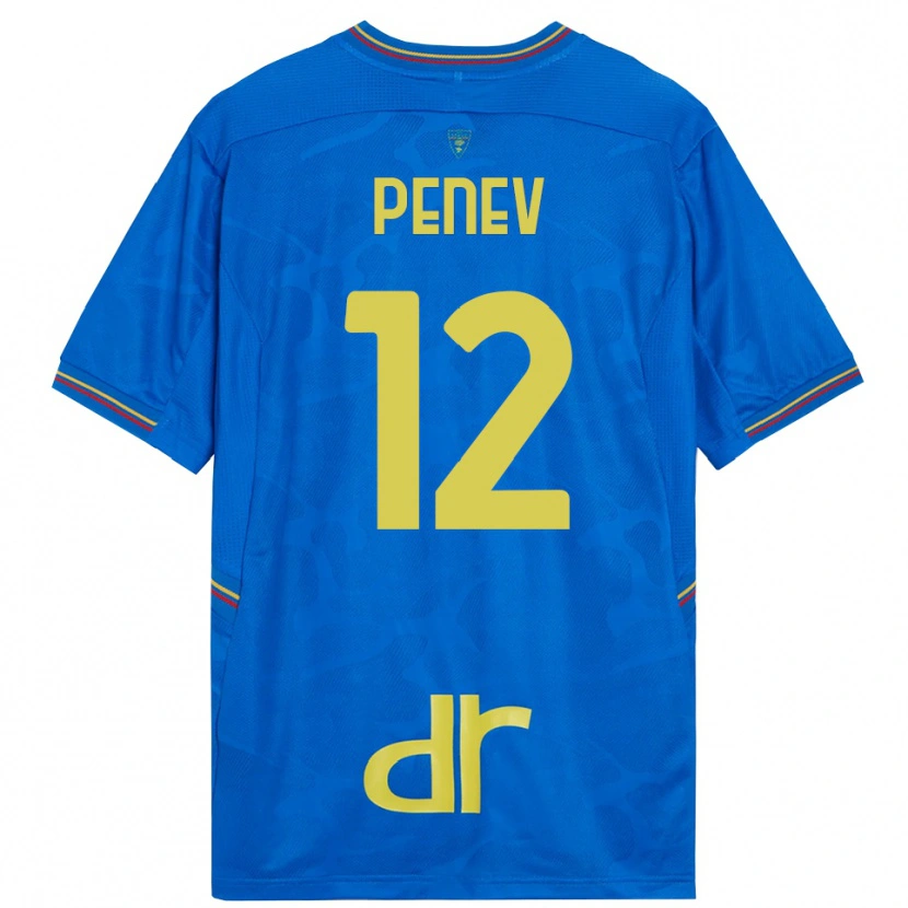 Danxen Donna Plamen Penev #12 Maglia Gara Portiere Blu Reale Marrone 2025/26 Maglietta