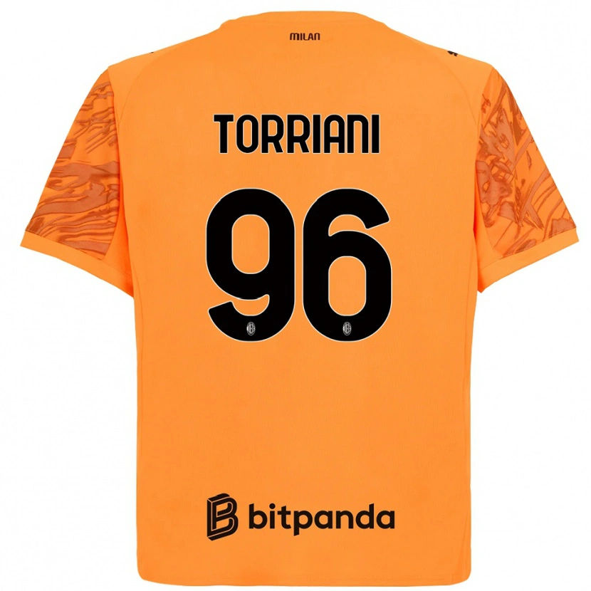 Danxen Donna Lorenzo Torriani #96 Maglia Gara Portiere Arancione Giallo Nero 2025/26 Maglietta