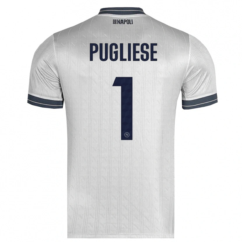 Danxen Donna Claudio Pugliese #1 Maglia Gara Portiere Grigio Chiaro 2025/26 Maglietta