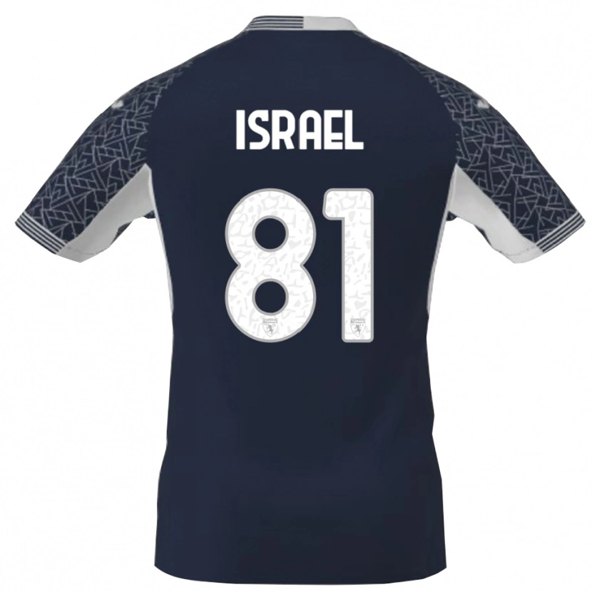 Danxen Donna Franco Israel #81 Maglia Gara Portiere Blu Nero Bianco 2025/26 Maglietta