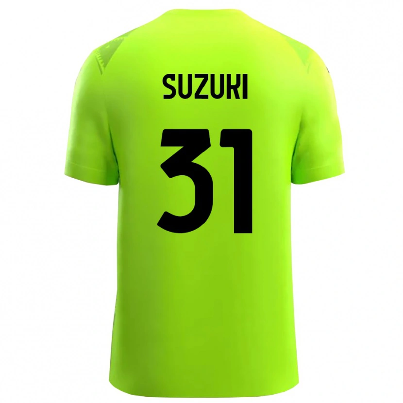 Danxen Donna Zion Suzuki #31 Maglia Gara Portiere Verde Prato Nero 2025/26 Maglietta