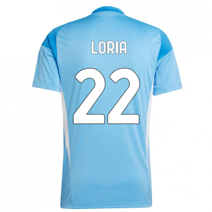Danxen Donna Leonardo Loria #22 Maglia Gara Portiere Azzurro Bianco 2025/26 Maglietta