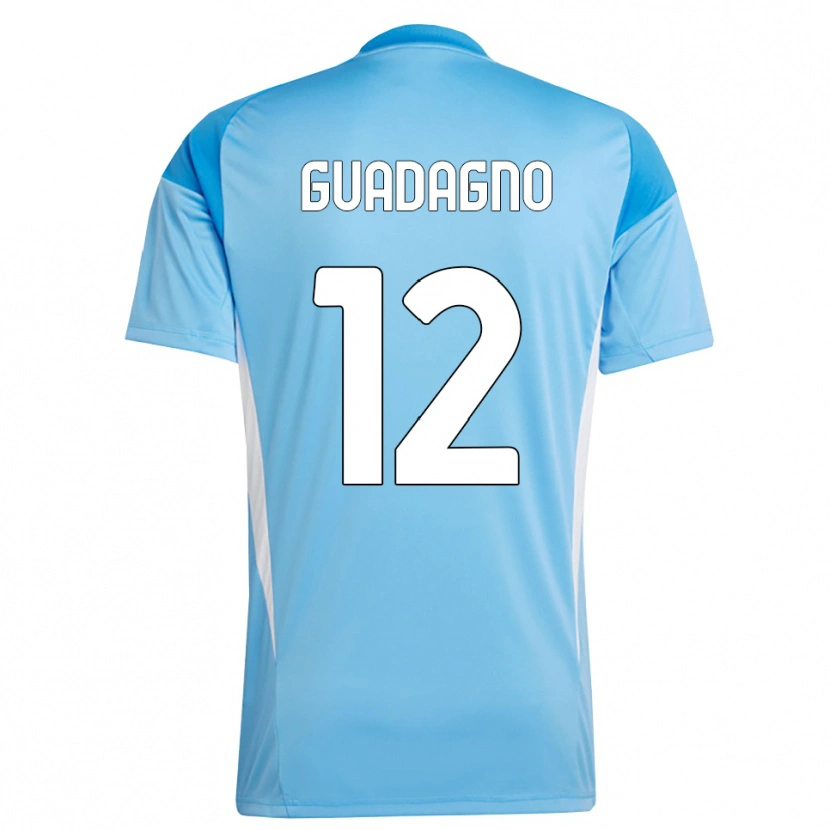 Danxen Donna Johan Guadagno #12 Maglia Gara Portiere Azzurro Bianco 2025/26 Maglietta