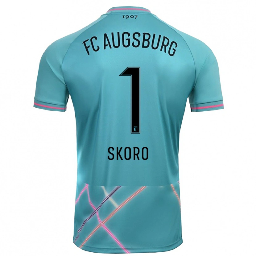 Danxen Donna Luka Skoro #1 Maglia Gara Portiere Verde Mare Chiaro 2025/26 Maglietta