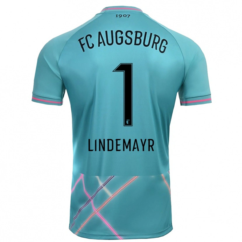 Danxen Donna Lisa Lindemayr #1 Maglia Gara Portiere Verde Mare Chiaro 2025/26 Maglietta